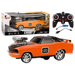 Ferngesteuertes Auto 1:18 Drift 360 Lights Sounds Orange