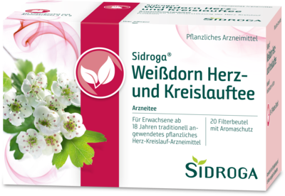 Uriach Germany GmbH SIDROGA Weißdorn Herz- und Kreislauftee Filterb. 20X1.5 g 04262636