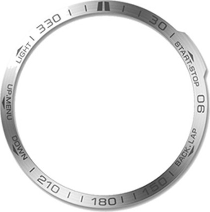 INF Zilveren Bezel Ring voor Garmin Fenix 7 en Fenix 7 Pro