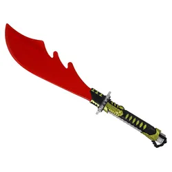 Leuchtende rote Machete-Kampfwaffe