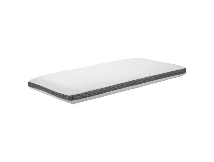 Novel Nackenkissen, Grau, Weiss, Textil, Füllung: Viskoelastischer Kern, Rhombo-therm®-Stanzung, Hypersoftschaum, 80x40 cm, DIN EN ISO 14001, DIN EN ISO 9001, feuchtigkeitsregulierend, formstabil, perfekte Stützfunktion, für alle Schlafpositionen geeignet, atmungsaktiv, Heimtextilien, Kopfkissen & Duvets, Kopfkissen, Nackenkissen