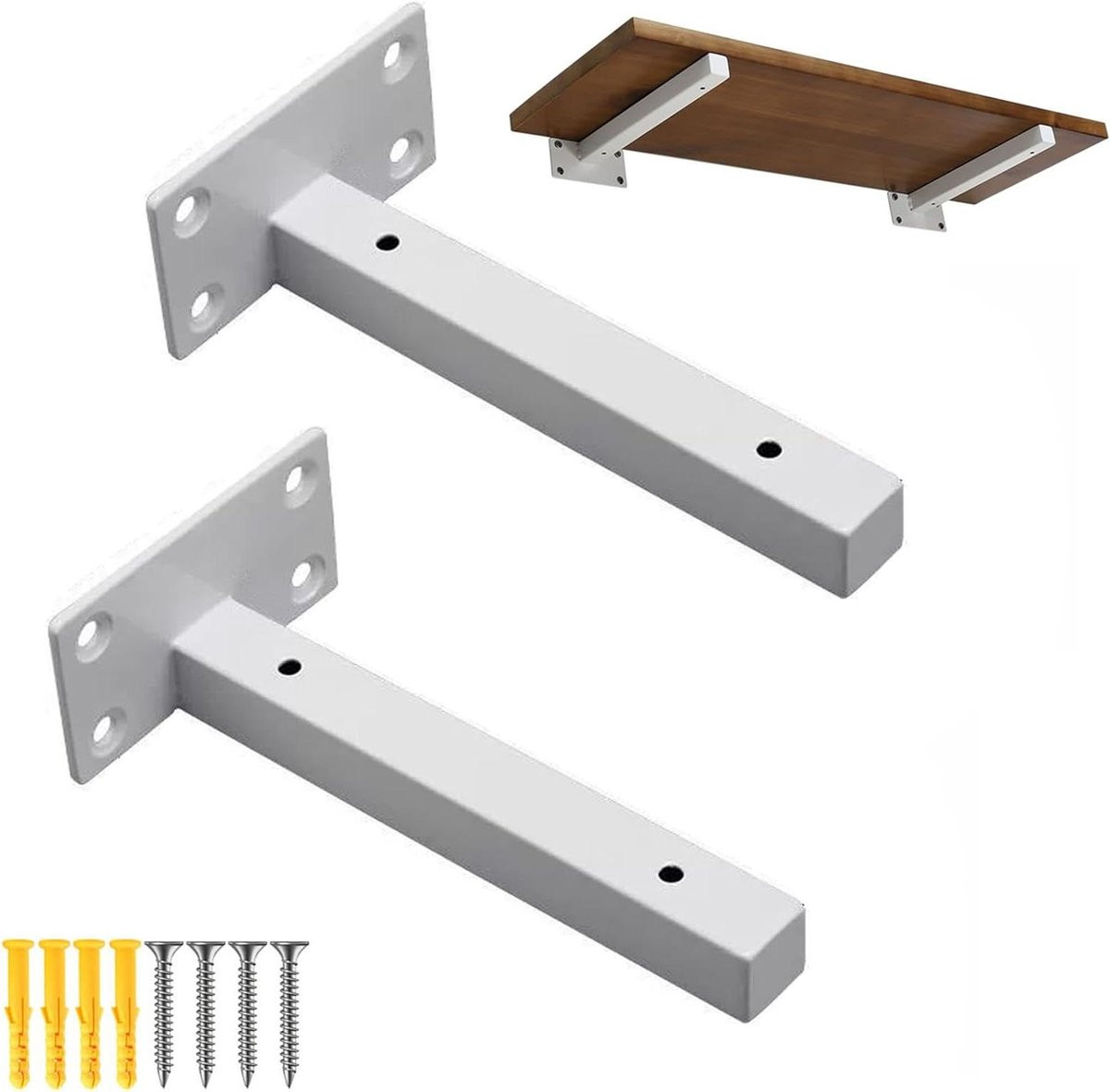 Zware plankdragers wit 100 mm