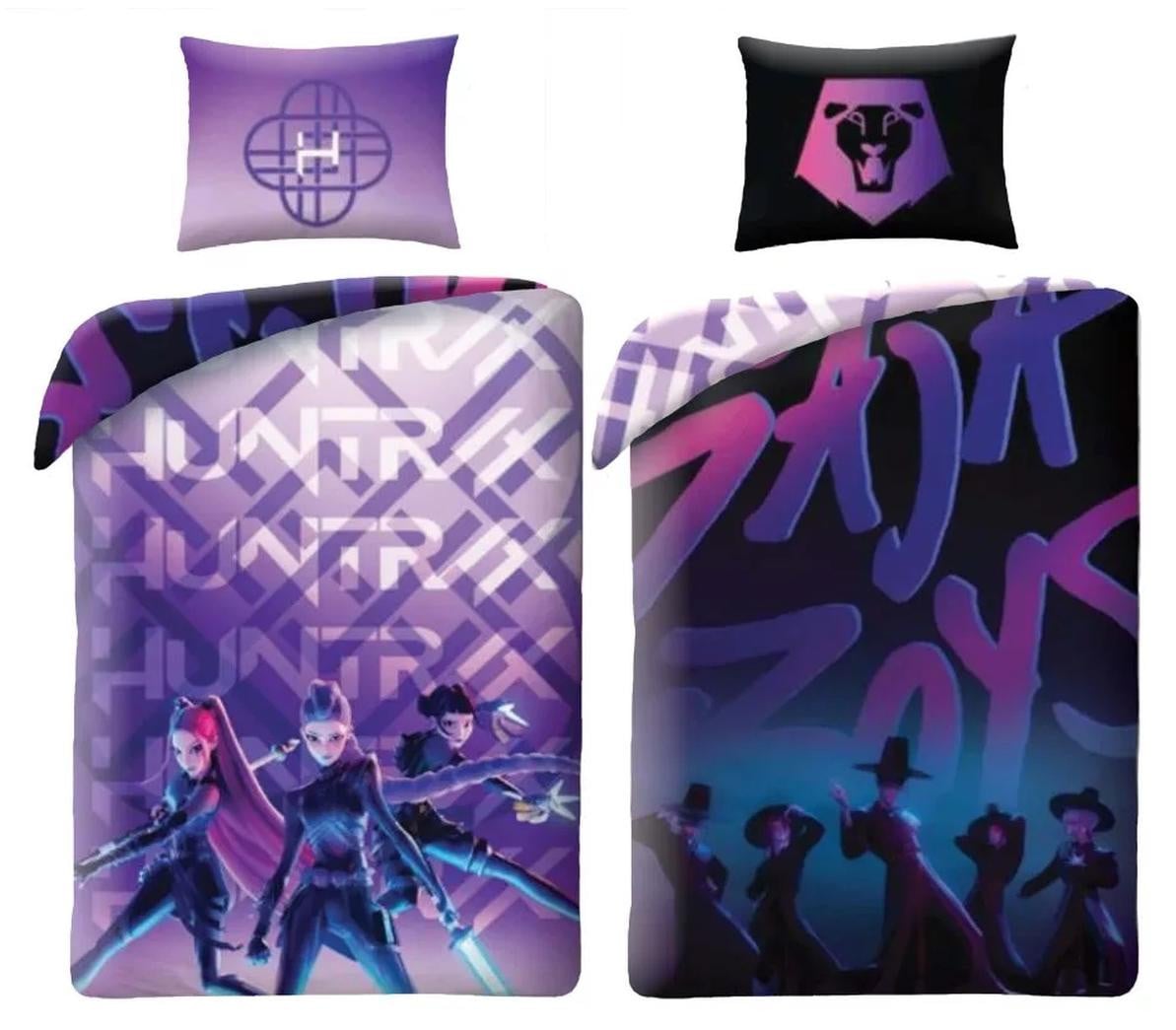 Demon Hunters dekbedovertrek K-pop Enemies voor volwassenen, 140 x 200 cm, polyester