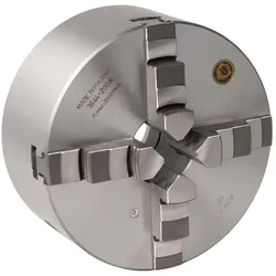Optimum LED, Zubehör Maschine, Stürmer - Optimum BISON Vierbacken-Drehfutter Guss Camlock, zentrisch spannend Ø 200 mm DIN ISO 702-