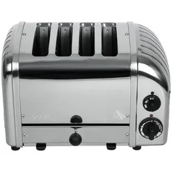 Dualit Kombi-Toaster 42174 Edelstahl 4 Schlitze