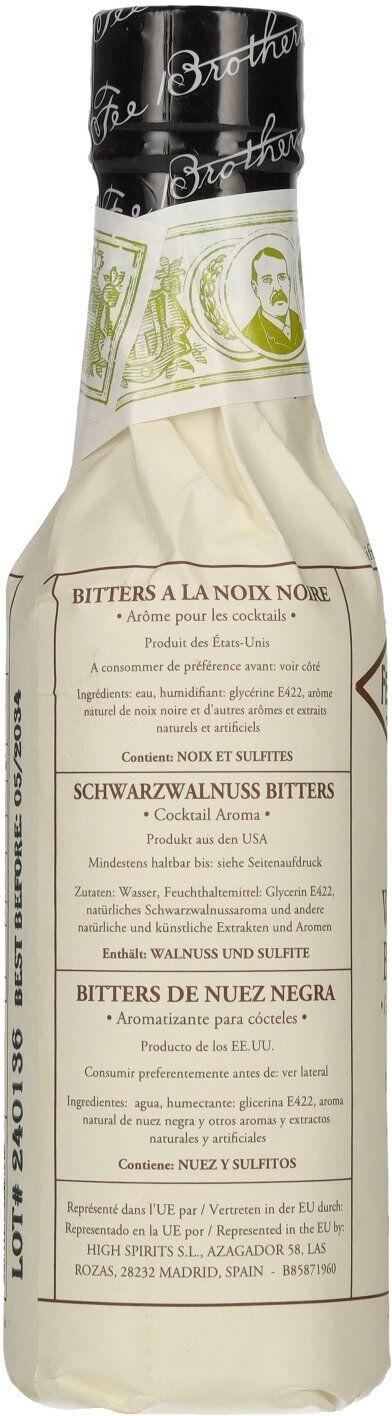 Fee Brothers Black Walnut Bitters 6,4% Vol. 0,15l