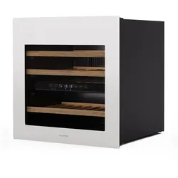 Klarstein Rhone 36 Duo Weinkühlschrank | 36 Flaschen | LED-Steuerung | Push-to-Open | leise Weiß