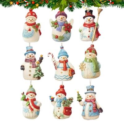 The Handy Homestead Christmas Tree Decorative Hangable, Snowman Christmas Decorations, Pendant For Home Decor, Ornaments Piece Wood Crafts Christmas Tree Decorative Hangable, Snowman Christmas Decorations, Pendant For Home Decor, Ornaments Piece Wood Craf