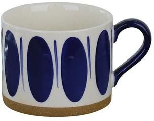 Uplifted Goods Artisan Stoneware Vertical Stripe Infusion Mug f 15.2 Oz.