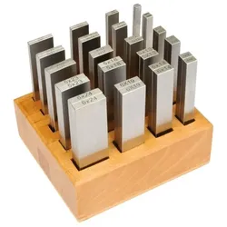 Elmag, Zubehör Maschine, - Parallel-Unterlegplatten-Satz 40-teilig 100X2/3/4/5/6 mm