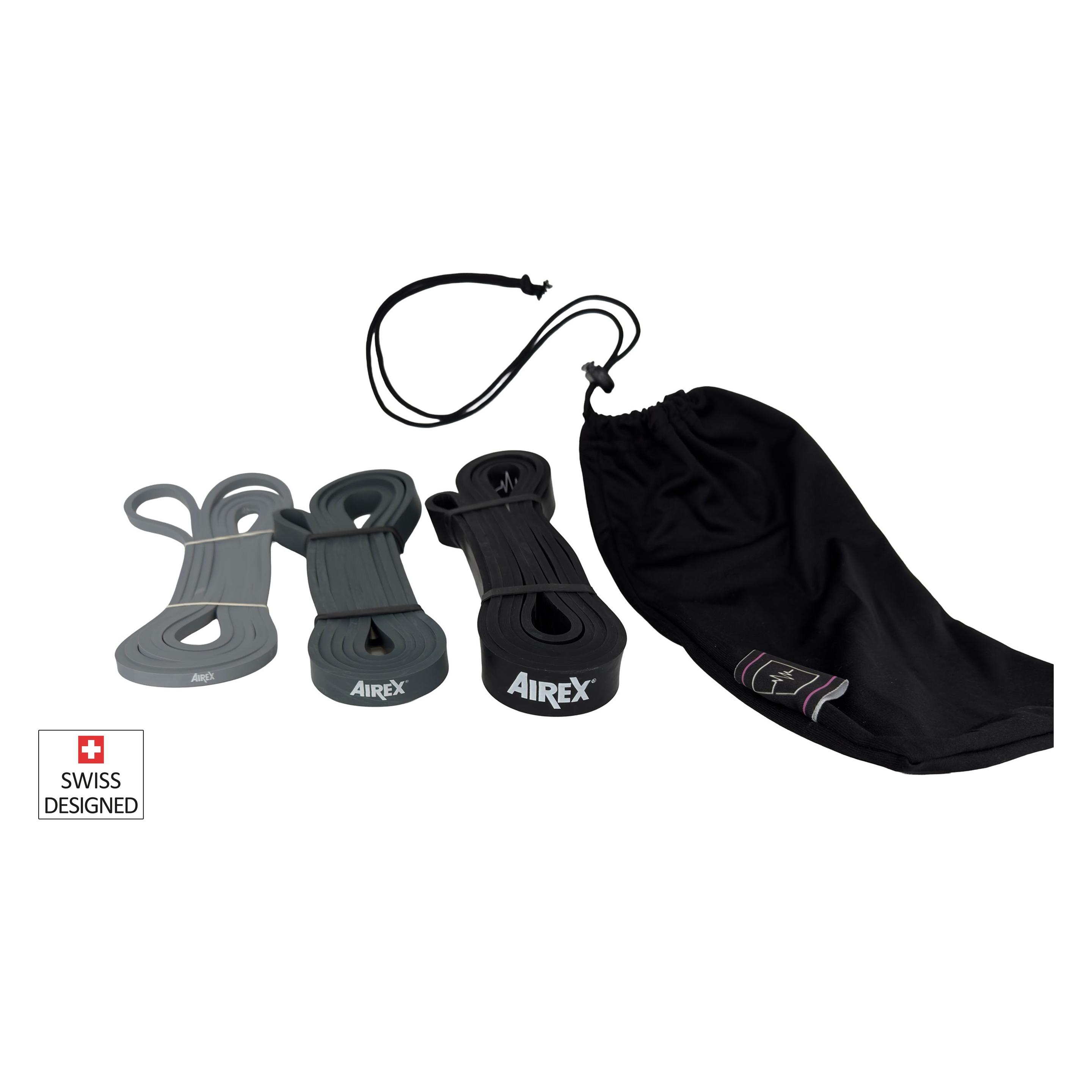 Airex HEARTBEAT Power Band Set (2 m, Leicht, Mittel, Stark) (93223)