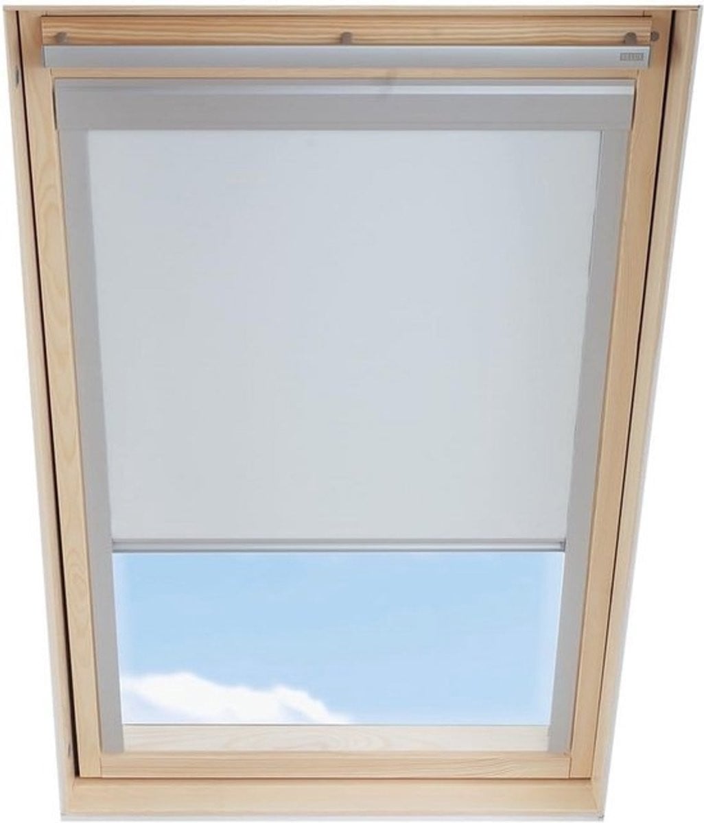Verduisterend rolgordijn voor VELUX dakramen Wit