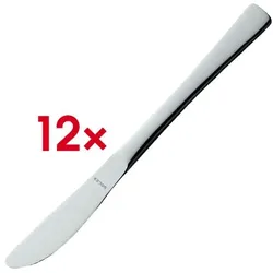 Solex 12er-Pack Butter-/Kinder-/Obstmesser »KARINA« Edelstahl silber