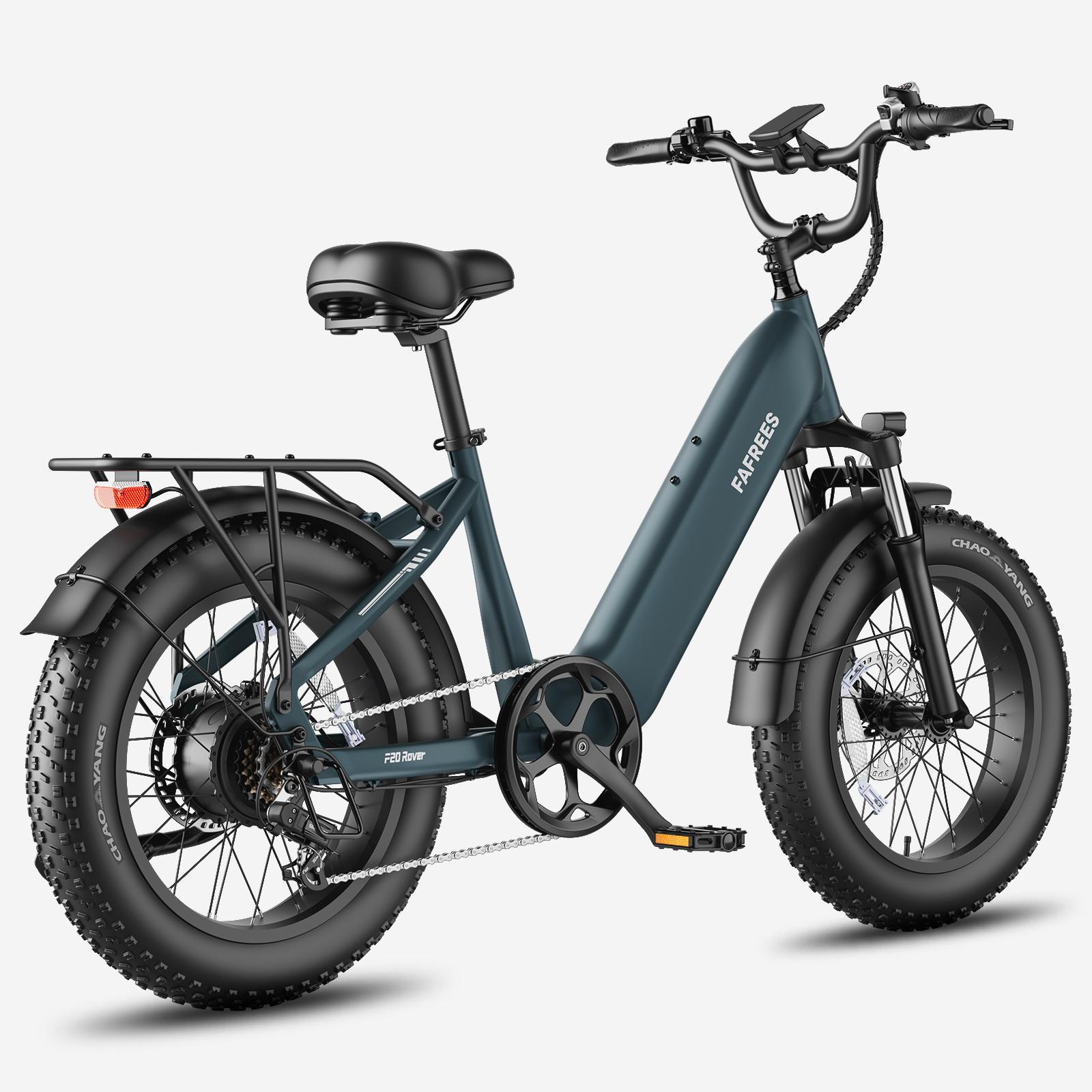 Fafrees F20 Rover Fettreifen-Utility-E-Bike |48V 20Ah Akku | 75-100 km Reichweite | Shimano 7-Gang Schaltung | Hydraulische Scheibenbremsen |Pine Teal