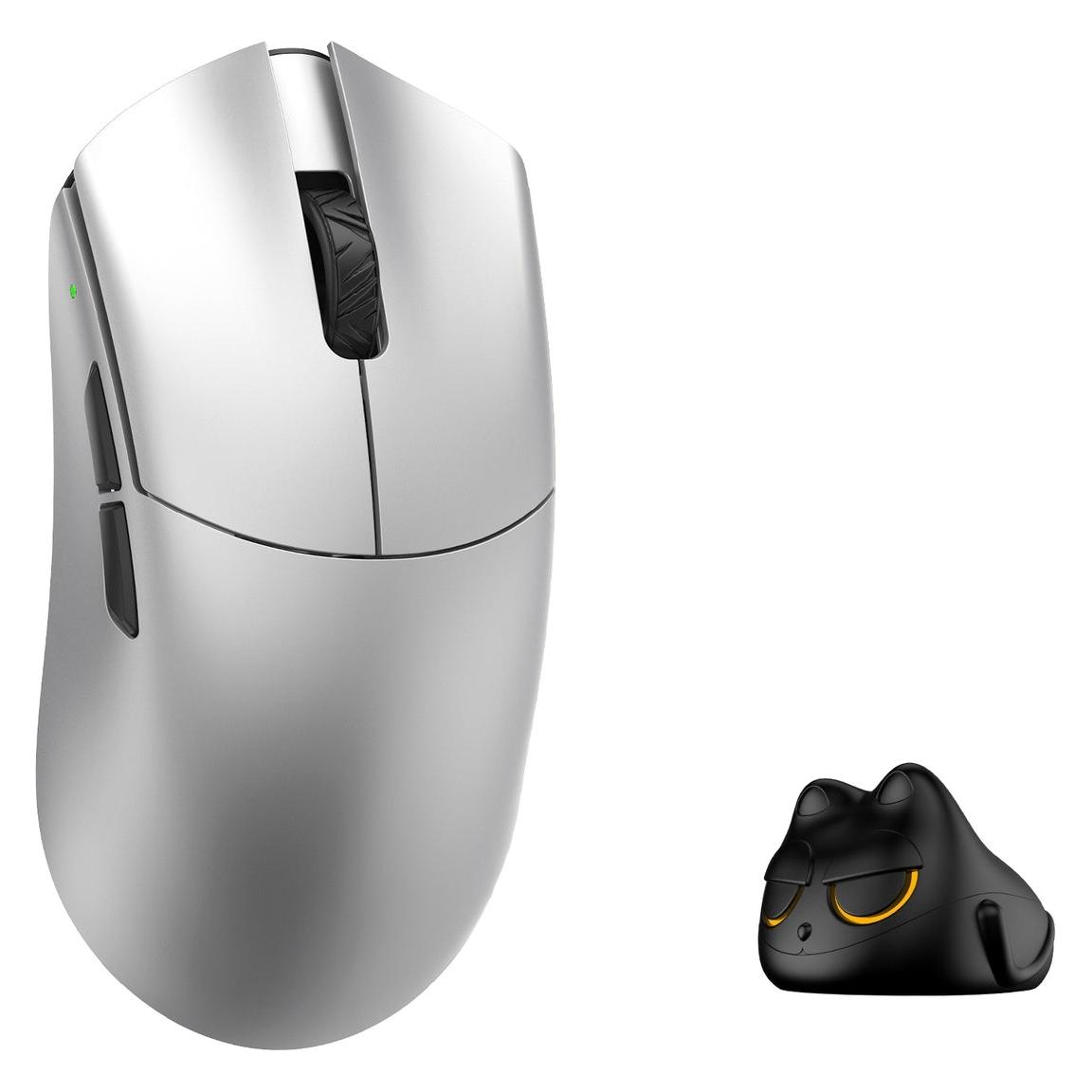 WLMouse Beast G Medium Gaming-Maus, 8.000Hz - silber (Kabelgebunden, Kabellos) (BG-M-SILVER)
