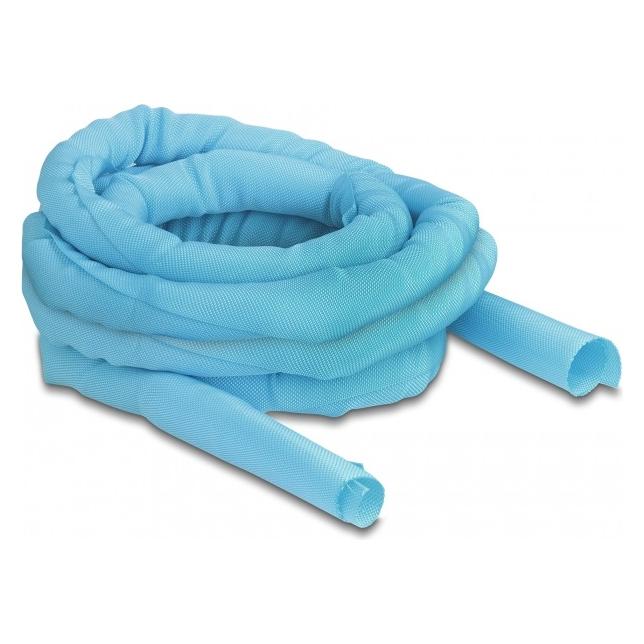 Delock Kabelschlauch selbstschliessend 2 m x 25 mm Blau (Kabelschlauch, 200 cm) (20879)