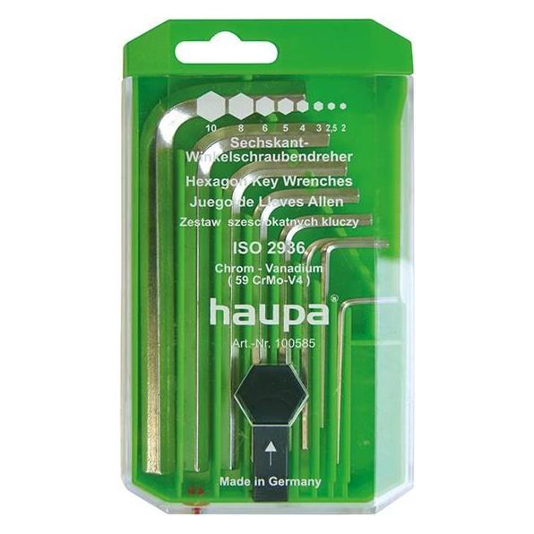 Haupa Schlüsselsatz 6-Kant PVC-Sockel 8tlg 2- 100585 (100585)