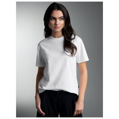 T-Shirt TRIGEMA "TRIGEMA Relaxed Fit T-Shirt", Damen, Gr. XXL, weiß, Single Jersey, 100% Baumwolle, Basic, Rundhals, Shirts T-Shirt