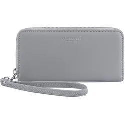 Seidenfelt Manufaktur Langbörse Damen Smilla grey/silver - 10