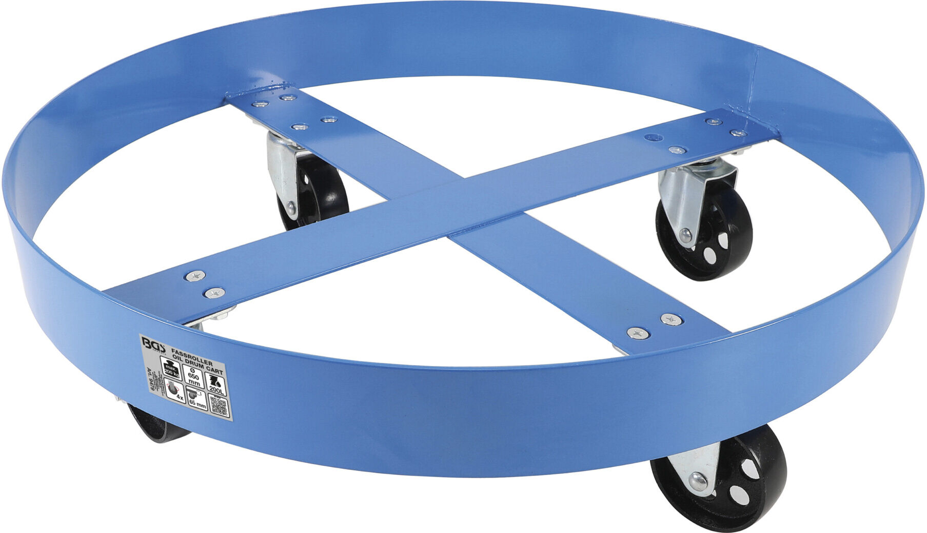 BGS Fassroller 9479, Standardgröße, für 200 - l - Fässer ; BGS technic)