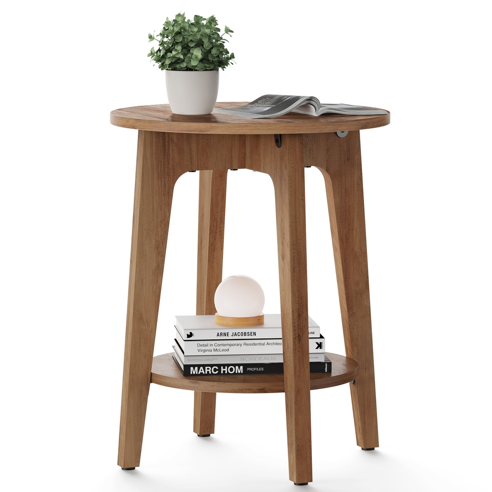 VASAGLE Beistelltisch mit unterer Ablage in modernem Stil B34LET283T41