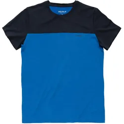 Devold, Herren, Funktionsshirt, Classic Linear Tee Man (L), Blau