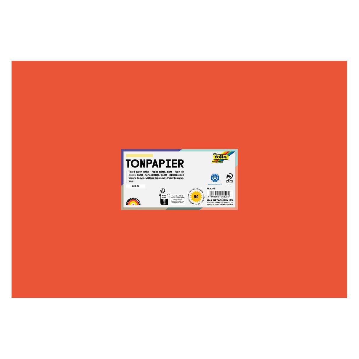 Folia Zeichenpapier farbig Format A3 (130 g/m², 1x) (6340)