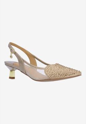 Women's Gwyn Pump by J. Renee in Beige (Size 8 M)