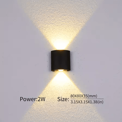 Inspire Curations Modern Nordic Up & Down LED Wall Lamp Minimalist Indoor Bedroom & Corridor Sconce warm Light A