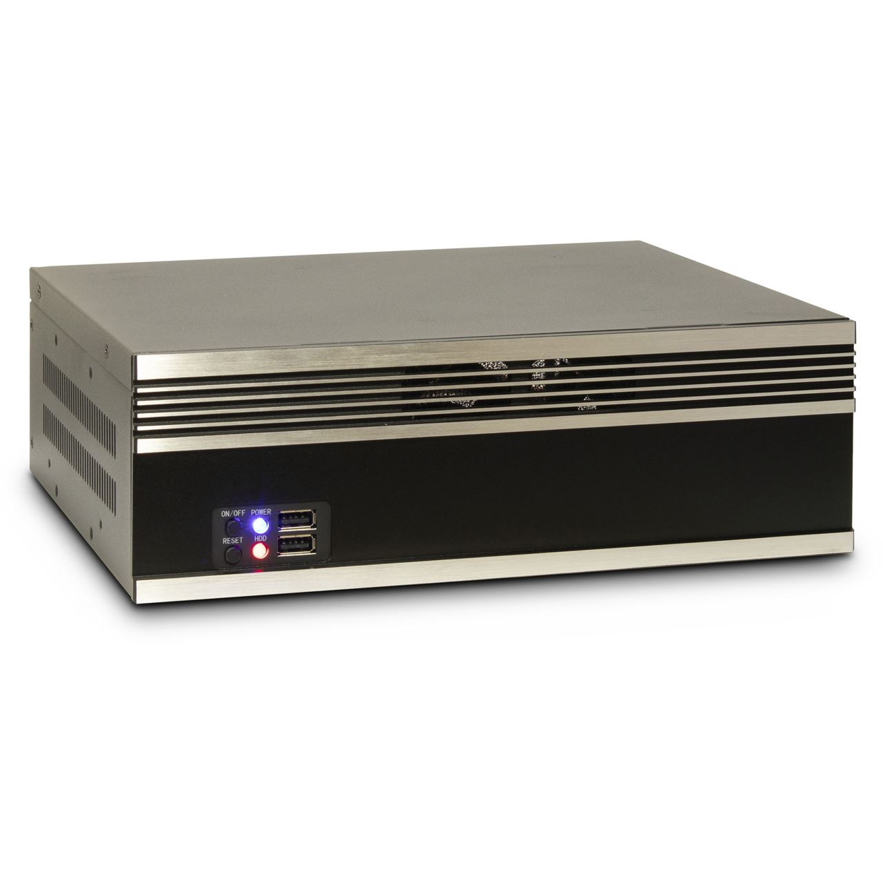 Inter-Tech IPC S25 ITX Tower ohne Netzteil silber