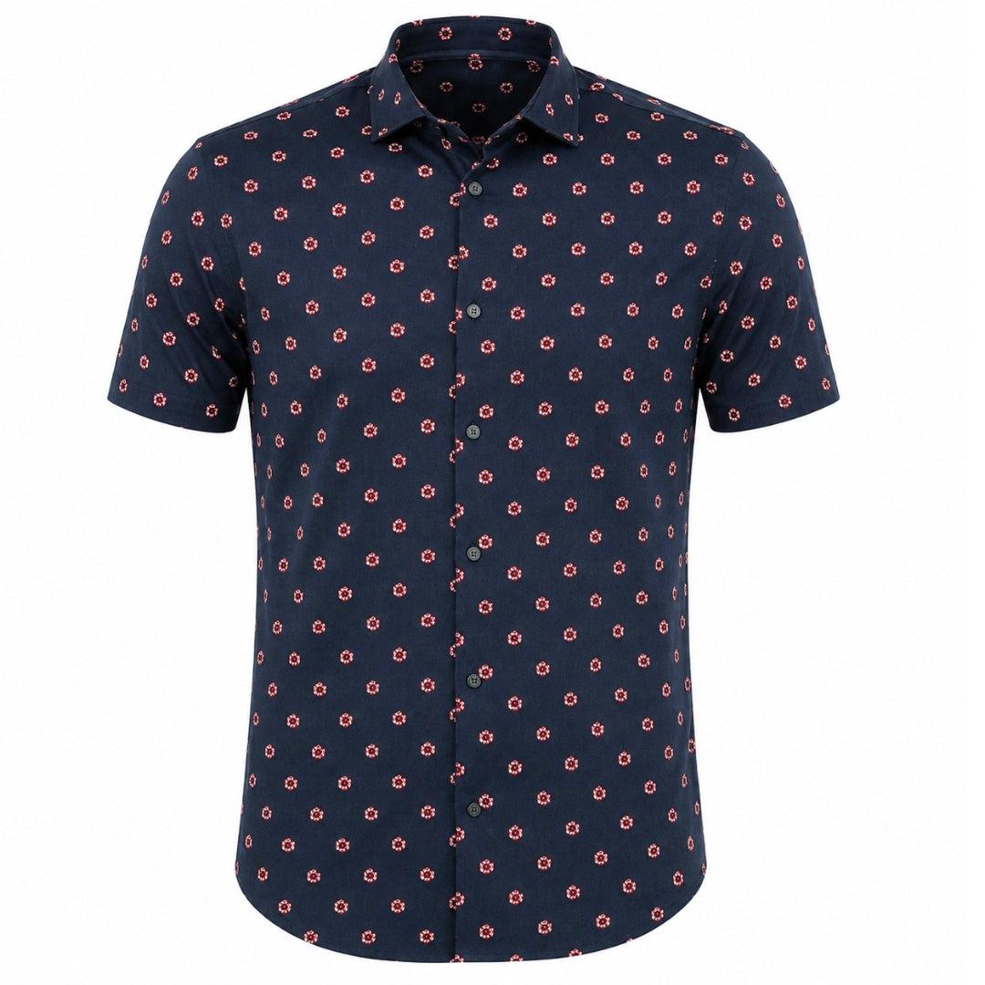 Ted Baker Miksho Floral Navy Hemd