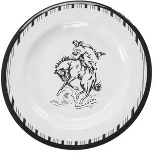 Paseo Road by HiEnd Accents Ranch Life Dinner Plate Set, 4PC