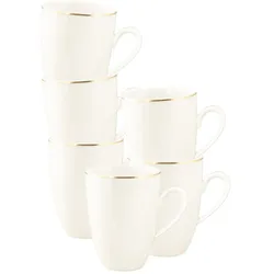 Seltmann, Tasse, Savona Goldlinie Henkelbecher (350 ml, 6x)