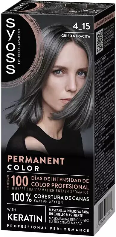 Syoss Permanent Color 1 Unit 4.15-Anthracite Grey
