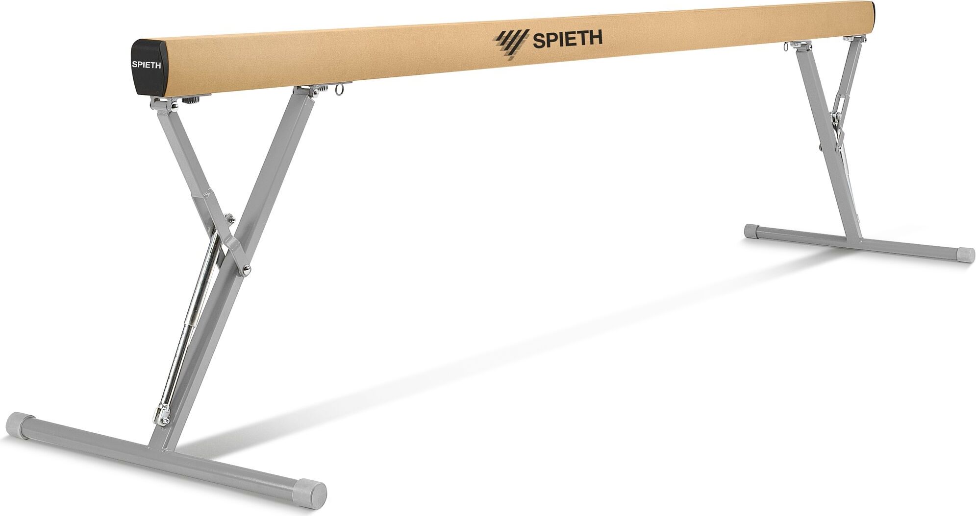 Spieth Schwebebalken Club 500 cm, höhenverstellbar 60-130 cm, weiche Lauffläche