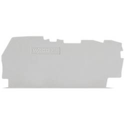 WAGO 2102-1391 Abschluss Zwischenplatte Grau 100 St.