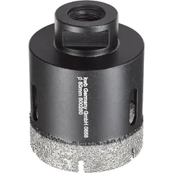 kwb Diamant Fliesen-Loch-Bohrer für Winkelschleifer, Lochsäge mit M14-Aufnahme, Diamont-Bohrkrone Durchmesser 50 mm