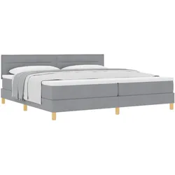 vidaXL, Boxspringbett, Qutenetta (Linien-Design) (200 x 200 cm)