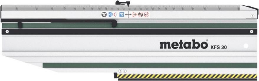 Metabo Kappschaar geleiderail KFS met 30 cm snijlengte