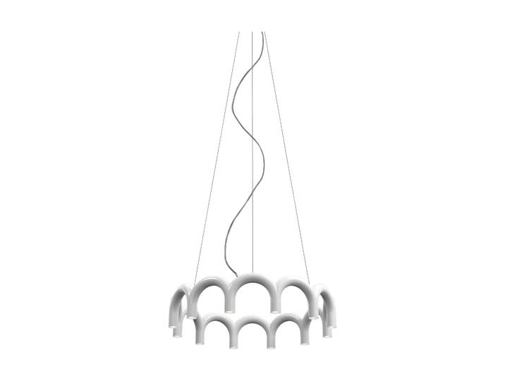 Oblure Suspension Arch Circle White, Ø98 cm
