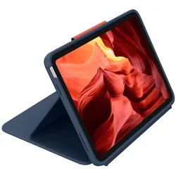 Logitech Rugged Combo 4 Touch (DE, Apple iPad 2022 (10. Gen)), Tablet Tastatur, Blau