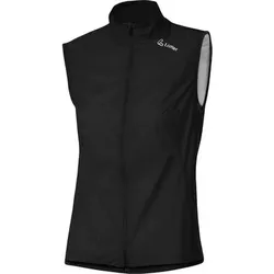 LÖFFLER Damen Weste W BIKE VEST WPM POCKET, Größe 46 in Schwarz Schwarz