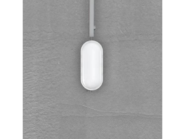 MEGATRON Aussenwandleuchte mit Bewegungsmelder Zella Neo XL Sensor, dimmbar, weiß / opal, für Flurbereich, Kunststoff
