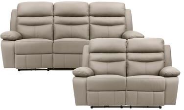 Fremont & Park Peperomia 2-Piece Leather Match Power Reclining Sofa Set