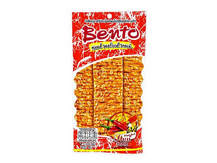 BENTO Snack aux Fruits de Mer Mélangés Namprik Thaï Original 20 g