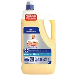 Mr. Proper Professional Allzweckreiniger »Professional« desinfizierend, 5 L gelb