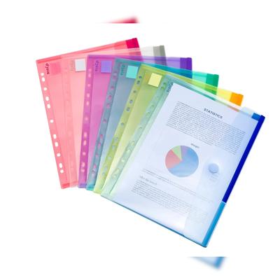 Tarifold Djois Color Collection Dokumentenmappen DIN A4 Farbig sortiert Polypropylen 12 Stück