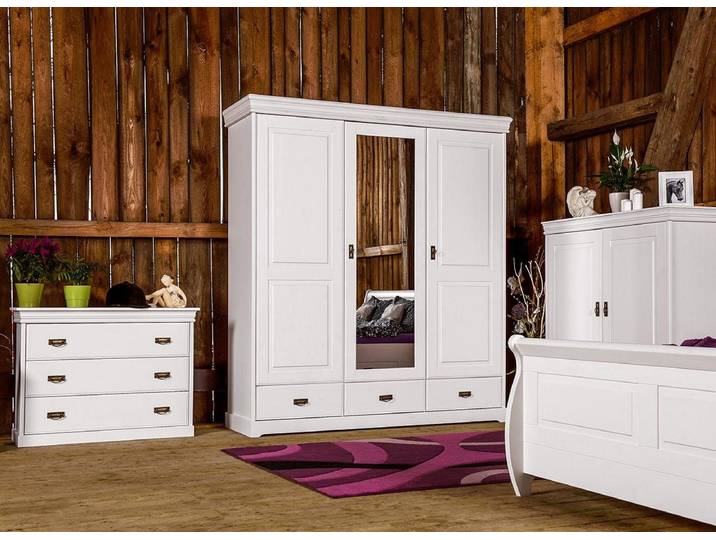 JVmoebel Kleiderschrank Hochglanz Kleiderschrank in Weiß mit Soft-Close-Funktion (1-St) Made in Europa