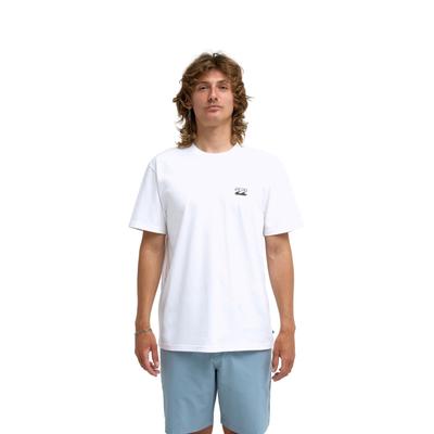 T-Shirt BILLABONG "Icon Wave", Herren, Gr. L, weiß, Obermaterial: 100% Baumwolle., Shirts T-Shirt