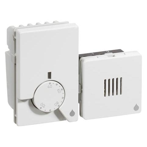 LK Fuga hygrostat med rumføler, hvid (5703302098083)